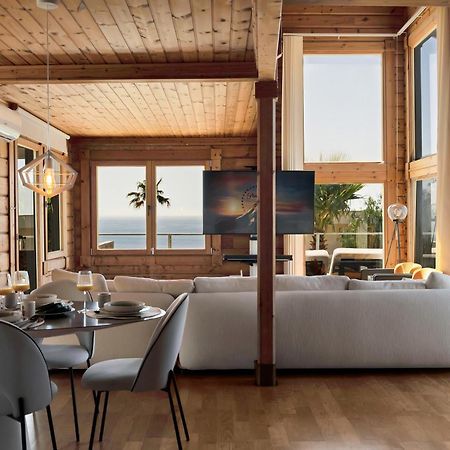 Increible Villa De Madera Con Vistas Al Mar Αλγεθίρας Εξωτερικό φωτογραφία
