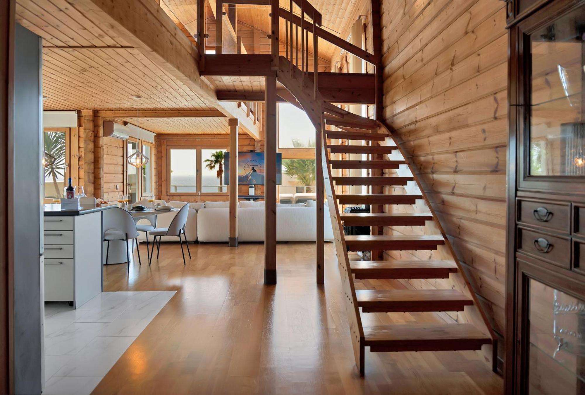 Increible Villa De Madera Con Vistas Al Mar Αλγεθίρας Εξωτερικό φωτογραφία