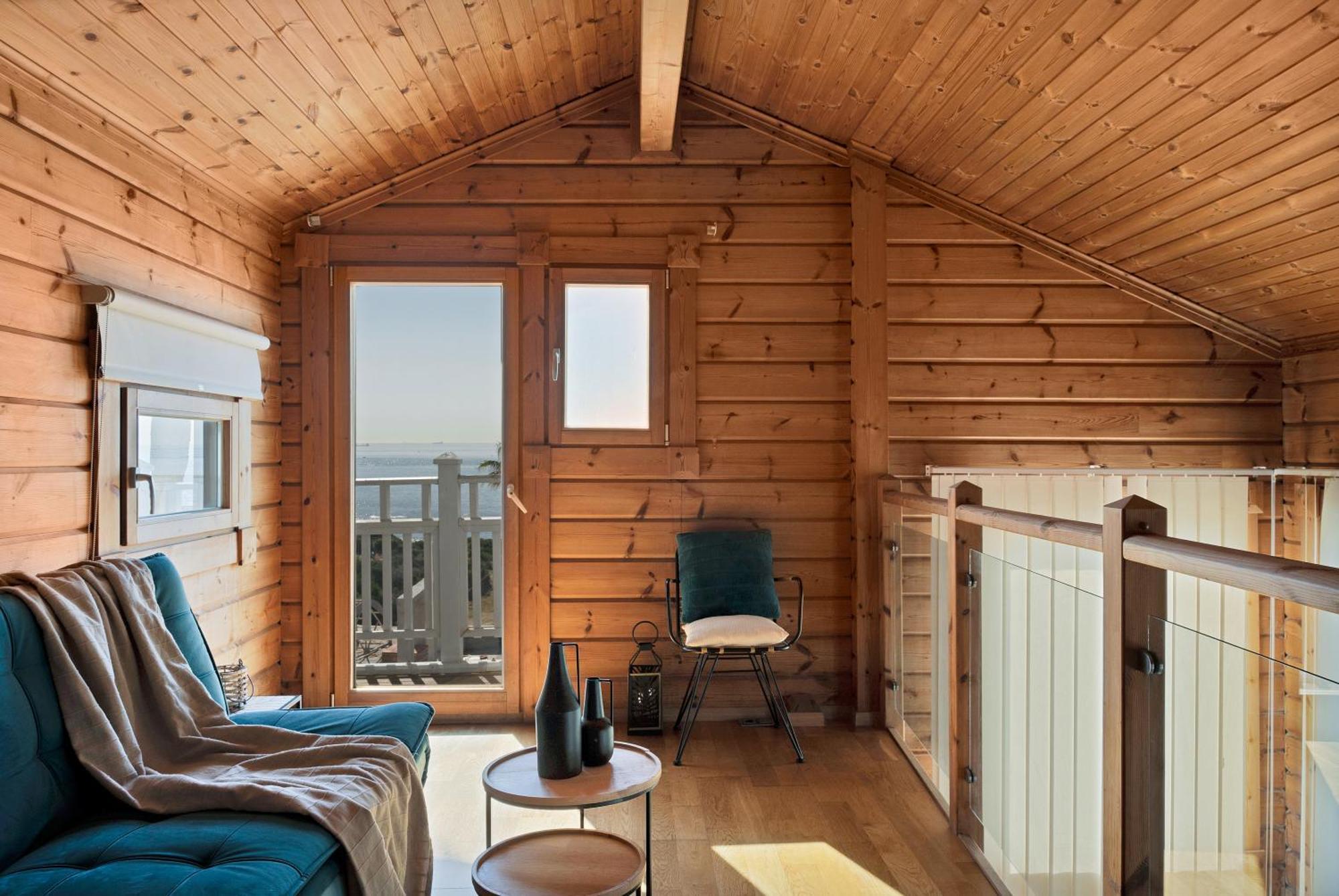 Increible Villa De Madera Con Vistas Al Mar Αλγεθίρας Εξωτερικό φωτογραφία